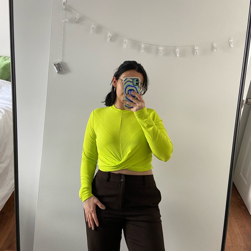 H&M Neon Green Long Sleeve